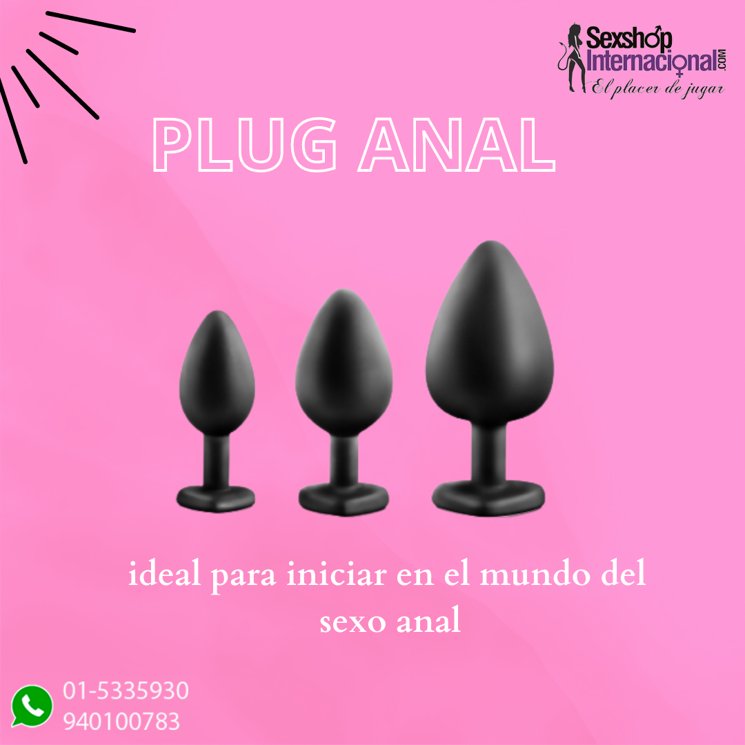 Plug anal ideal para iniciar en el mundo del sexo anal